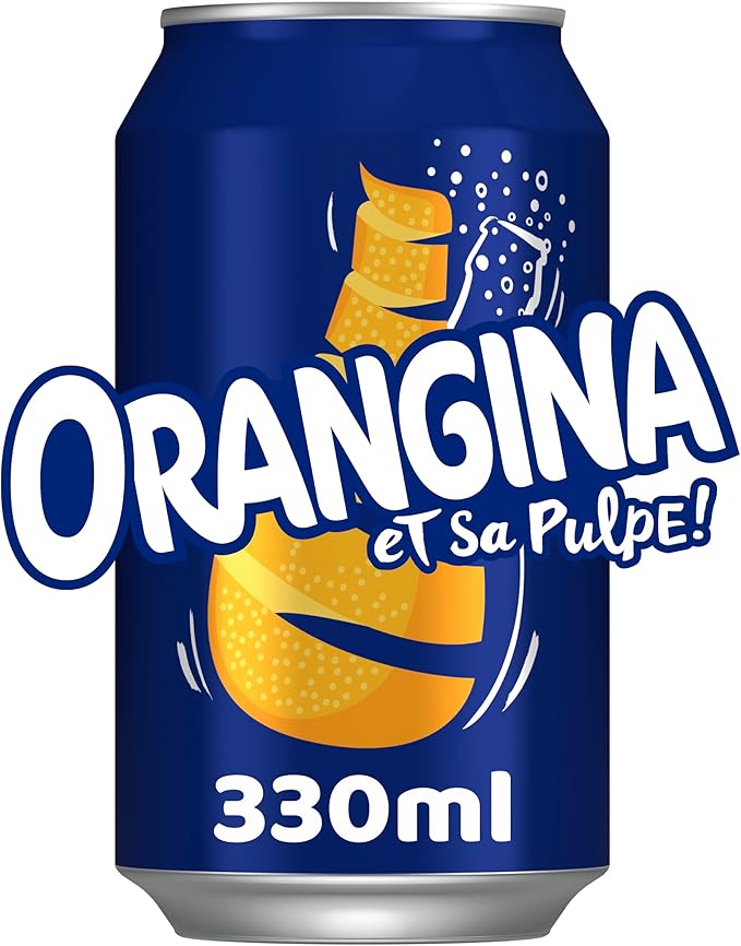 Orangina Sparkling Fruit Drink | 24 x 330ml cans