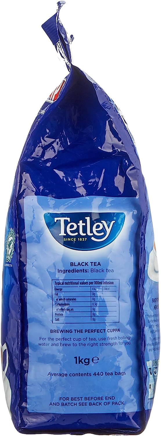 Tetley Original 440's One Cup Tea Bags (6 Pack Bundle)