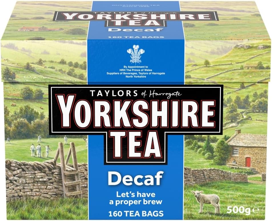 Yorkshire Tea Decaf 160 Tea Bags 500g