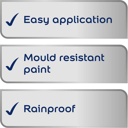 Dulux Weather Shield Exterior High Gloss Paint, 2.5 L - Oxford Blue