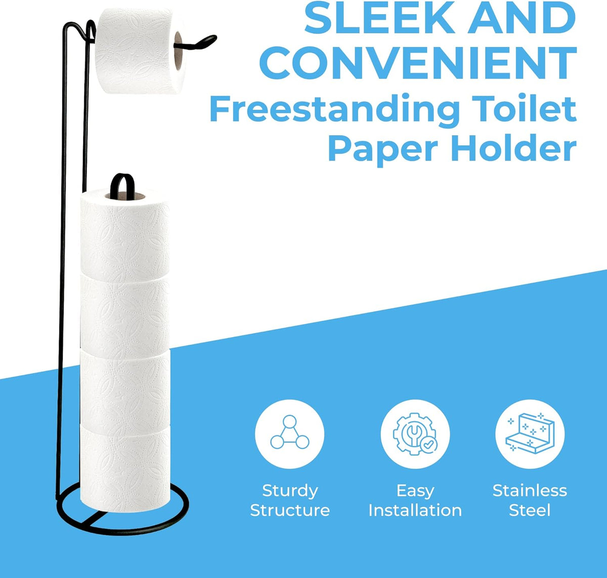 Blue Canyon Stainless Steel Toilet Roll Holder & Dispenser Chrome