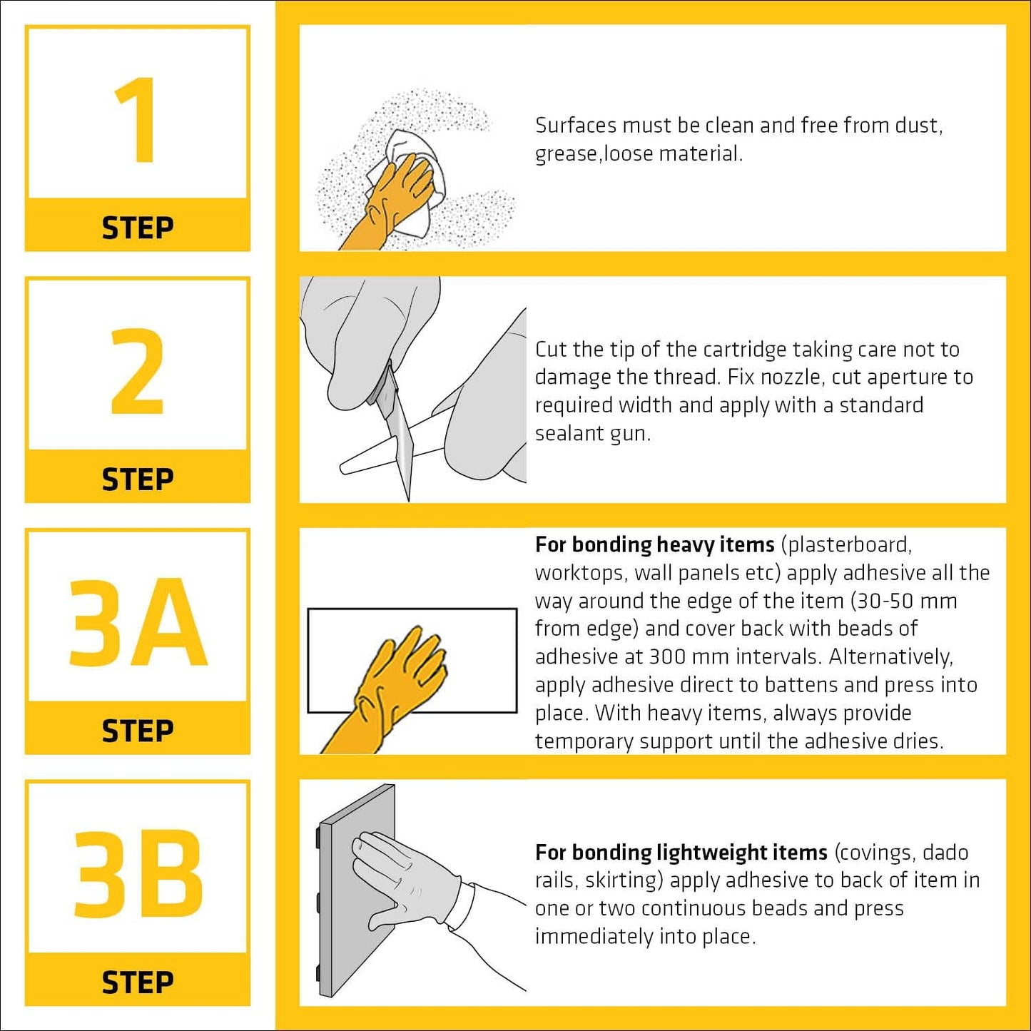 Everbuild Multi Stick | Hybrid Polymer Adhesive | Internal and External Use | White | 350ml