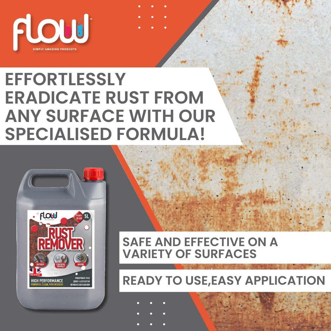 Flow Rust Remover Solution | 1 x 5 Litre