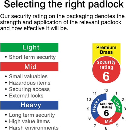 Sterling Laminated Steel Padlock 55mm