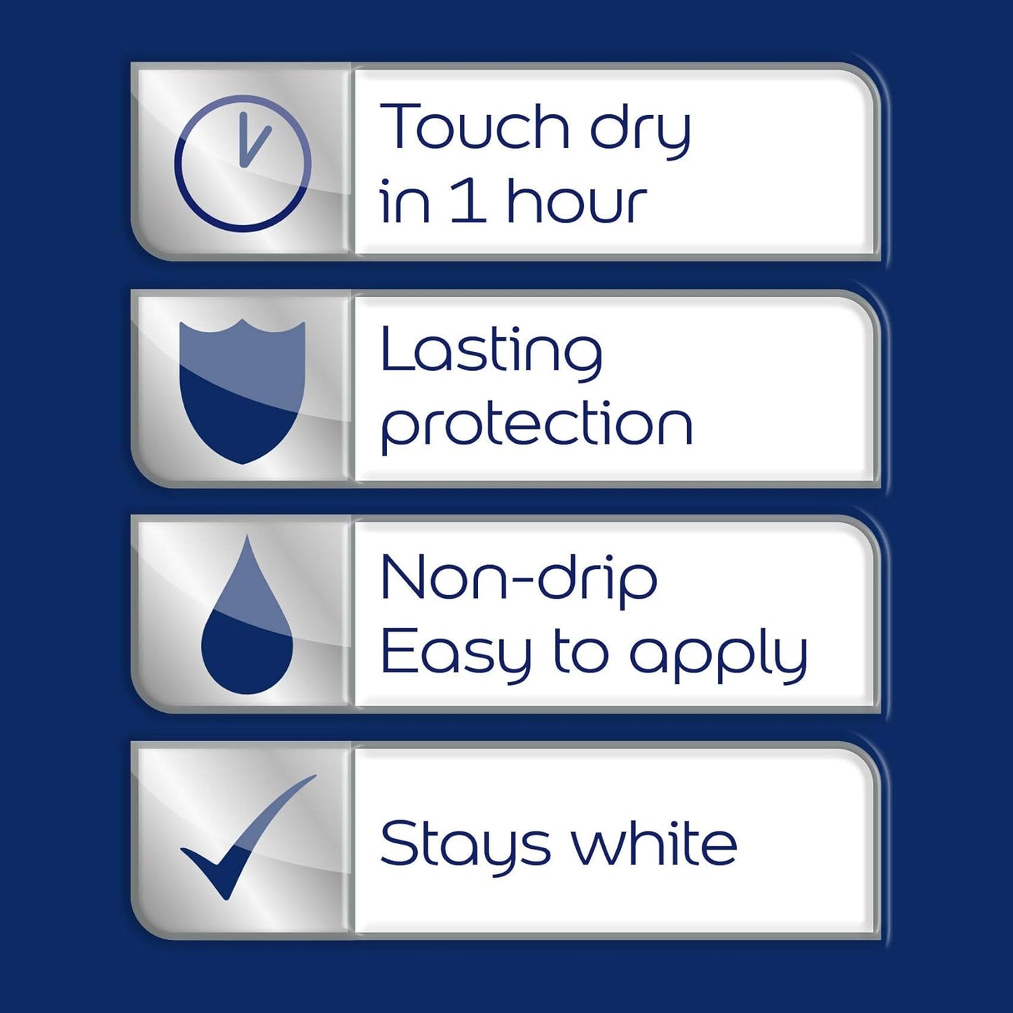 Dulux Quick Dry Eggshell Paint For Wood And Metal - Pure Brilliant White 750 Ml