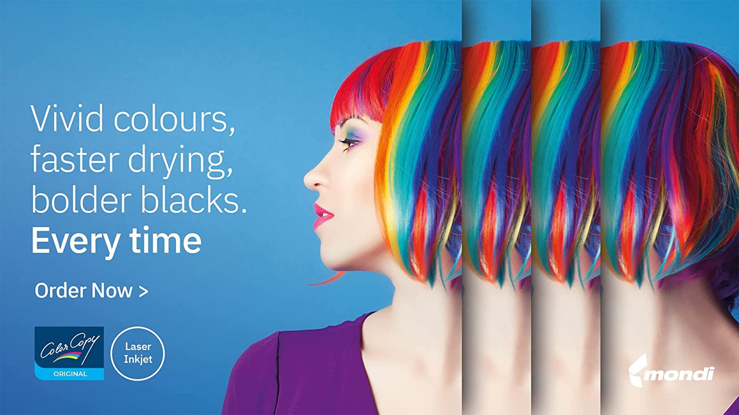 Color Copy A4 100gsm White Premimum Copier Paper 1-10 Reams (500 Sheet)