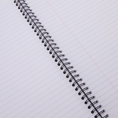 Clairefontaine Europa A4 Wirebound Card Cover Notebook Ruled 180 Pages Purple (Pack 5) - 5803Z