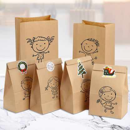 ECO Friendly Paper Sandwich & Snack Bags by TOASTABAGS  Grease Proof Paper Bags x 25