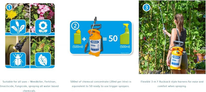 Hozelock - Pressure Sprayer Pulsar Plus 5L 4310 1240