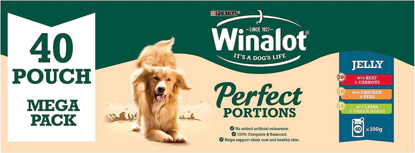 Winalot Perfect Portions in Jelly 40x100g