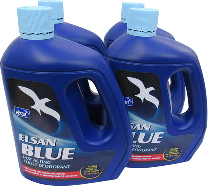 Elsan Toilet & Tank Rinse Blue 4L - UK BUSINESS SUPPLIES