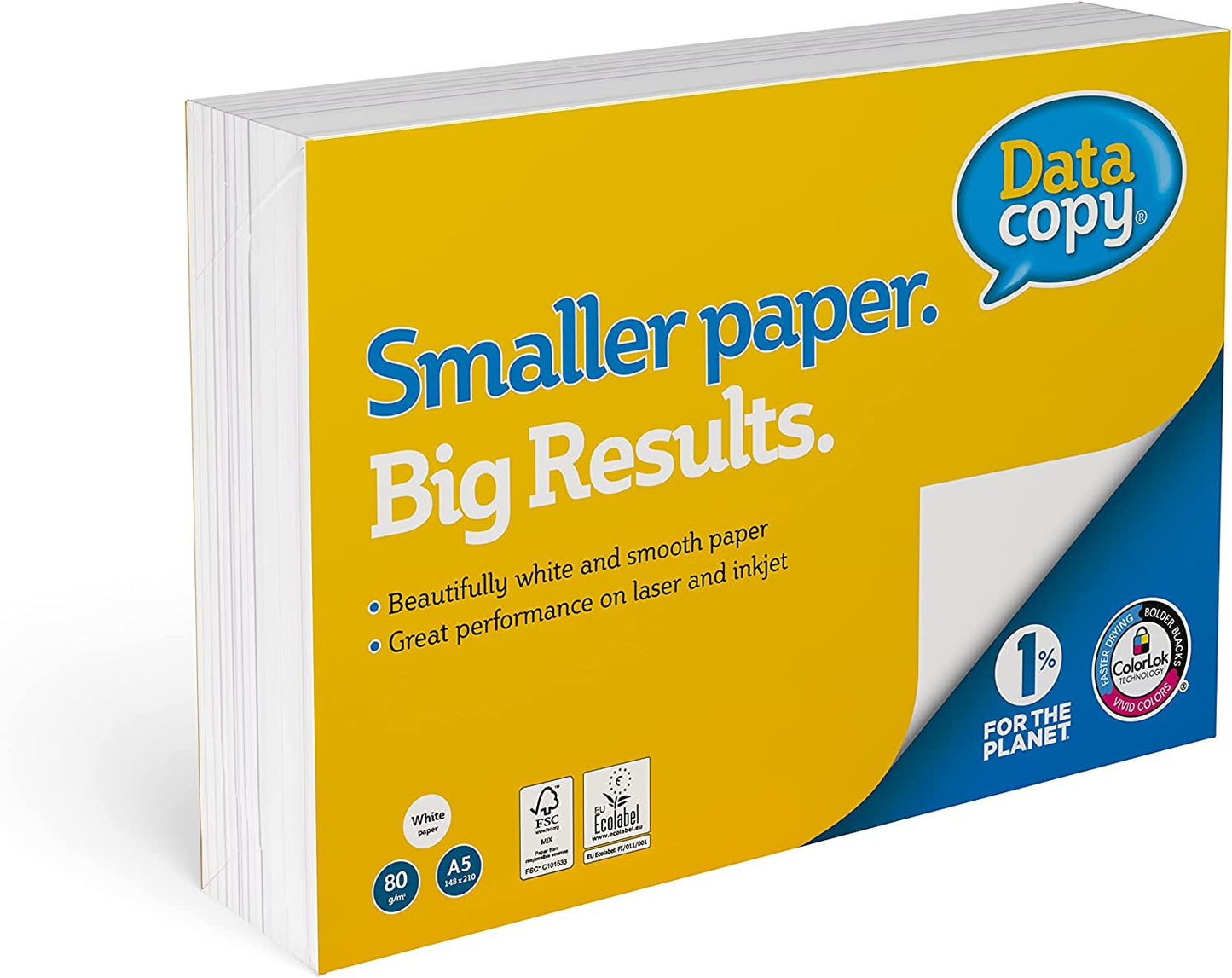 Data Copy Everyday A5 80gsm White Paper 1 Ream (500 Sheets)