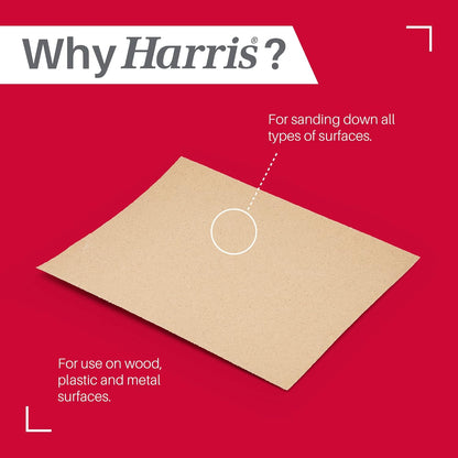 Harris Seriously Good Preparation Sandpaper Fine 4pk