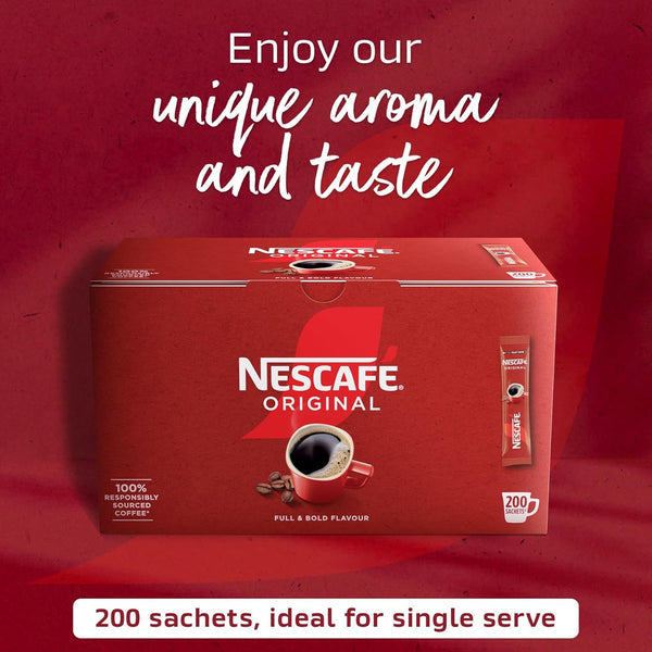 Nescafe One Cup Sticks Coffee Sachets (Pack of 600)