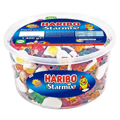 Haribo Starmix Large Tub | Parties, Celebrations, Gifting |  1 x 1.4kg