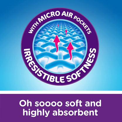 Cushelle Original 2-Ply Toilet Rolls 50% Longer Rolls (Pack of 6=9)