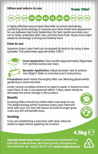 Empathy Lawn Feed & Improver 4.5kg Tub