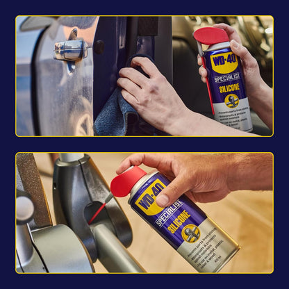 WD-40 Specialist Silicone Spray Lubricant, 400ml with Smart Straw