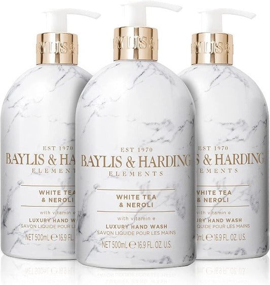 Baylis & Harding Goodness White Tea & Neroli Natural Hand Wash {1-18 x 500ml}
