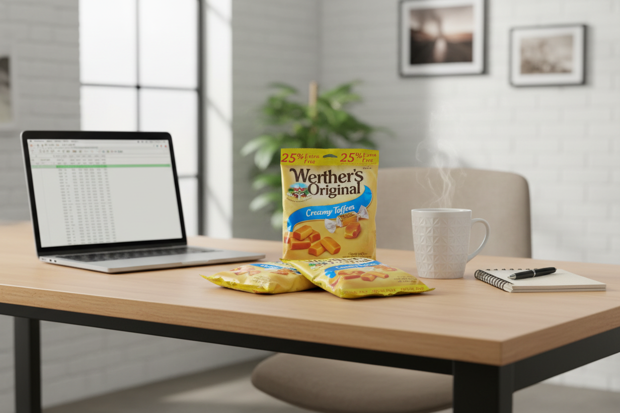 Werther's SUGAR FREE Creamy Toffee {Wrapped} 80g