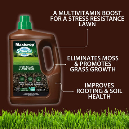 Maxicrop 2-in-1 Moss Killer & Lawn Tonic | 1 x 2.5L
