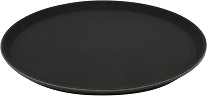 Round Bar tray -  14'' Black Non Slip Round Serving Drinks Trays - UK BUSINESS SUPPLIES