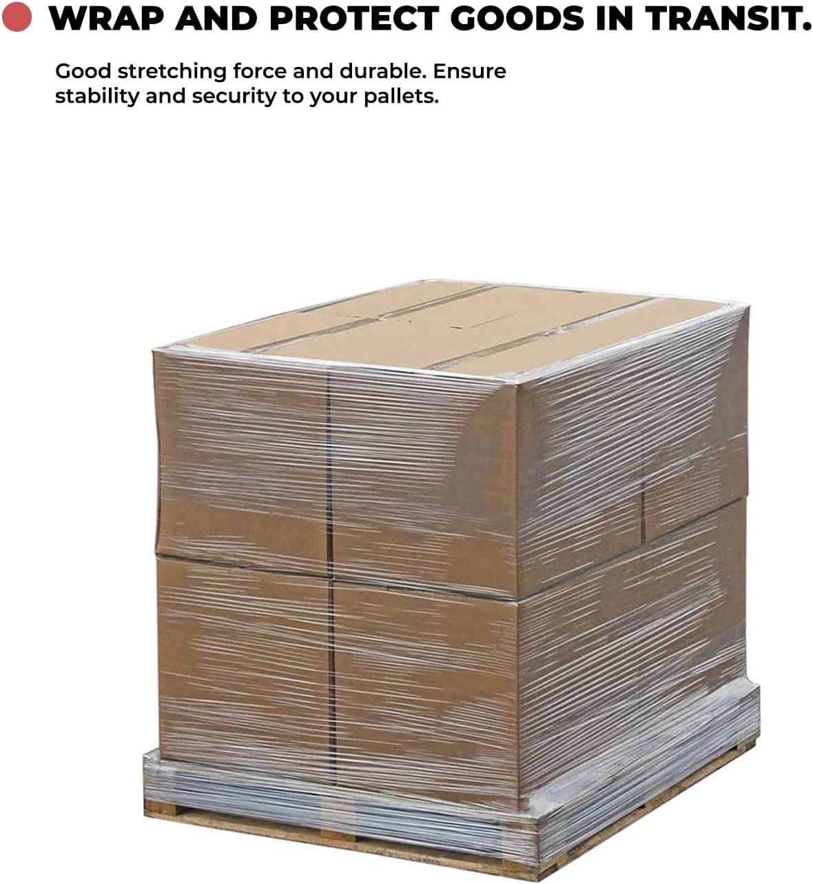 Stretch Wrap Film 400mmx300m Medium Duty 17micron NY17-0400-250 {Roll-X}