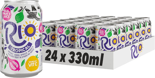Rio Tropical Sparkling Fruit Drink | 1 x 24 x 330ml