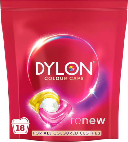 Dylon Colour Wash Caplets Renew 5x18s | 90 Pods