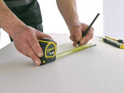 Stanley Retractable Tape Measure with Belt Clip 5 Metre 0-30-696