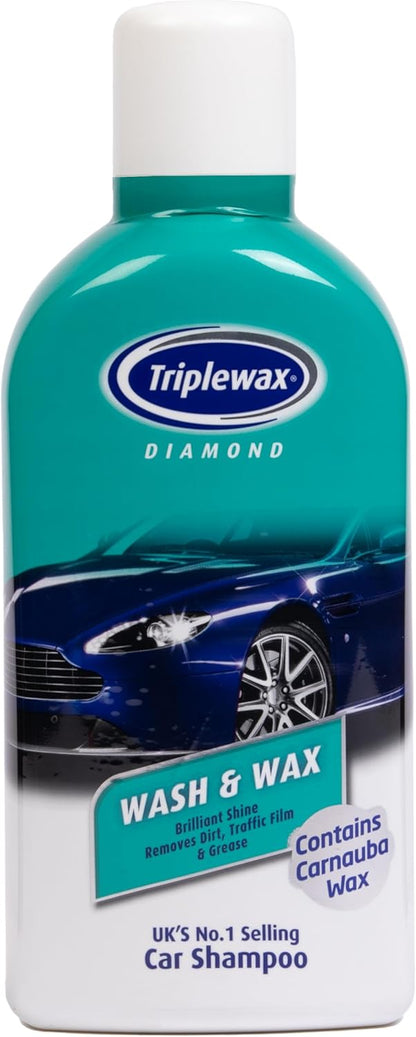 Triplewax Premium Diamond Wash & Wax 1L {3 Pack}
