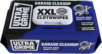 Ultragrime Garage Clean Up | XXL Wipes | Cloth Wipes | 80's