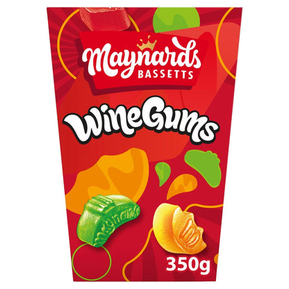 Maynards Bassetts Wine Gums Sweets Carton 3 x 350g