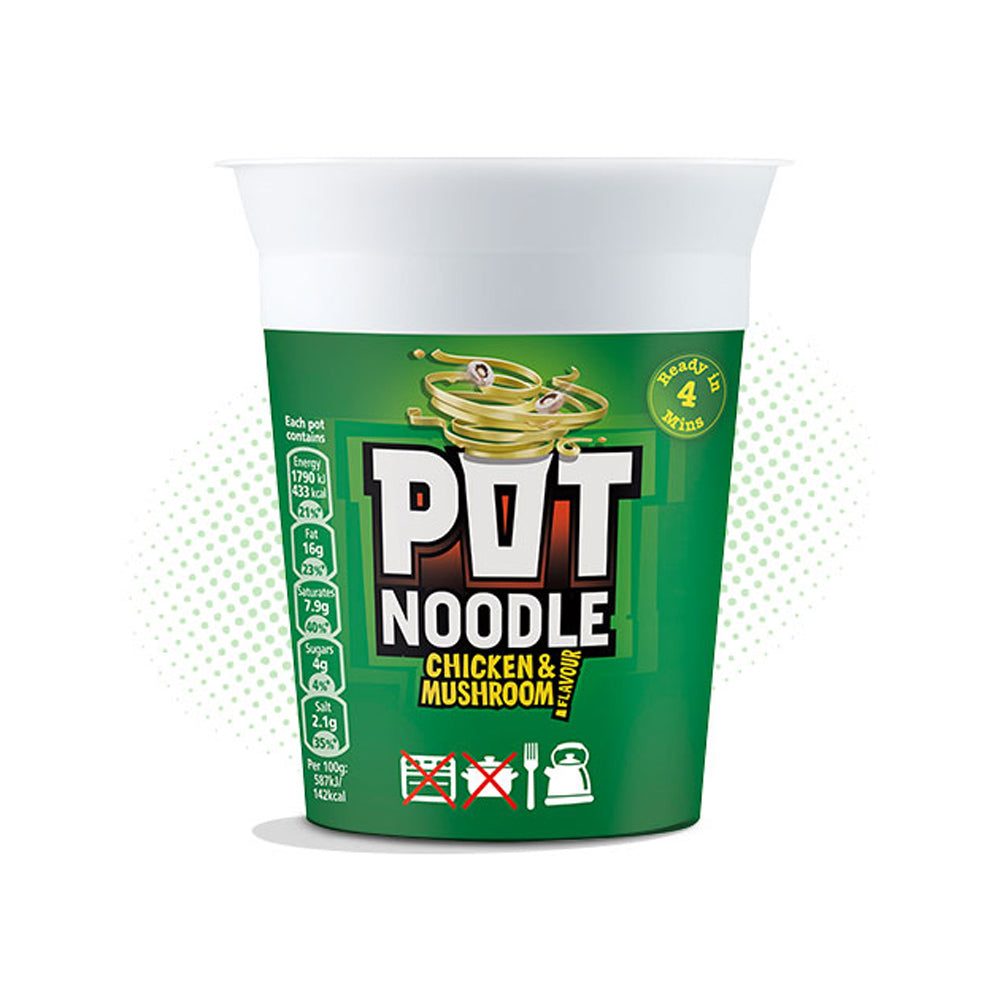 Pot Noodle Chicken & Mushroom Flavour 12x90g