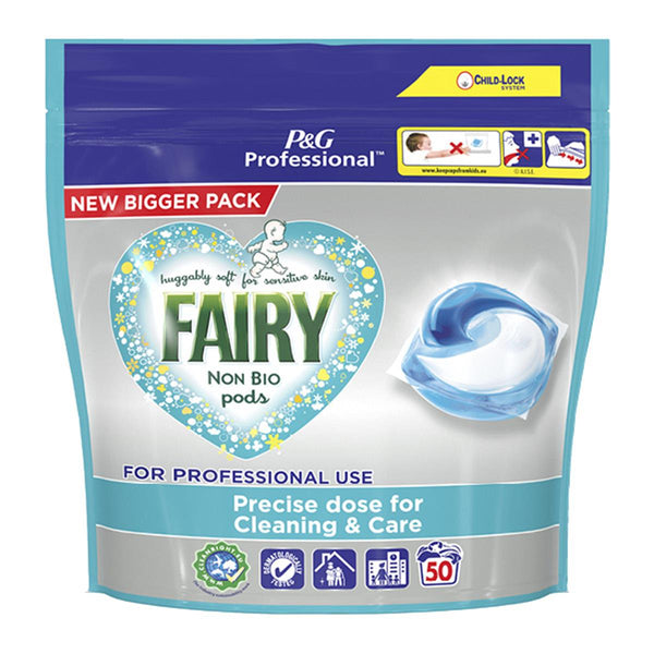 Fairy Non-Bio PODS, Washing Liquid Laundry Detergent Tablets / Capsules, 50  Washes