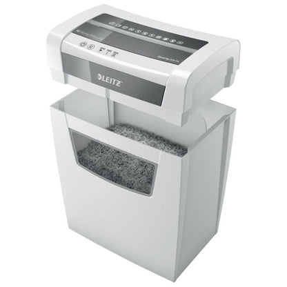 Leitz IQ Home Office Cross Cut Paper Shredder P4 23L White 80091000