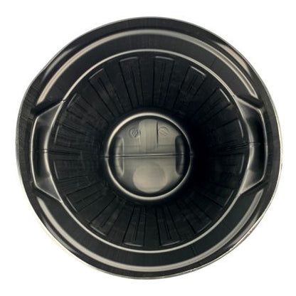 Fixtures Strata Shatterproof  Refuse Bin Secure Push On Lid Black 80L (GN343)