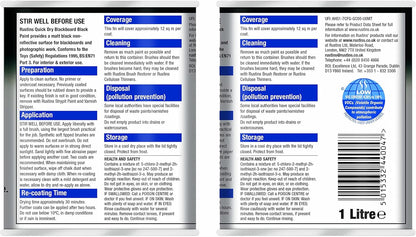 Rustins Blackboard Black Paint 1L