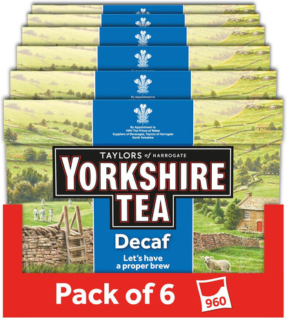 Yorkshire Tea Decaf 160 Tea Bags 500g