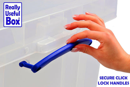Really Useful Clear Plastic Storage Box 9 Litre