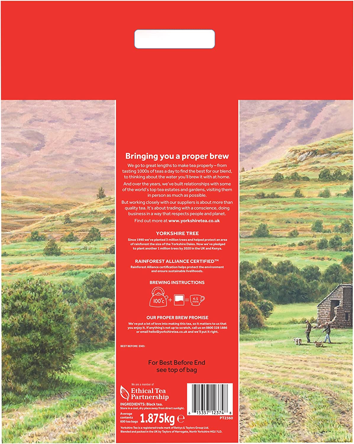 Yorkshire Tea Bags (Pack of 600) | Lets Have a Proper Brew !