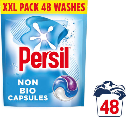 Persil Non Bio Powercaps 2 x 48 Washes | 96 Wash Offer