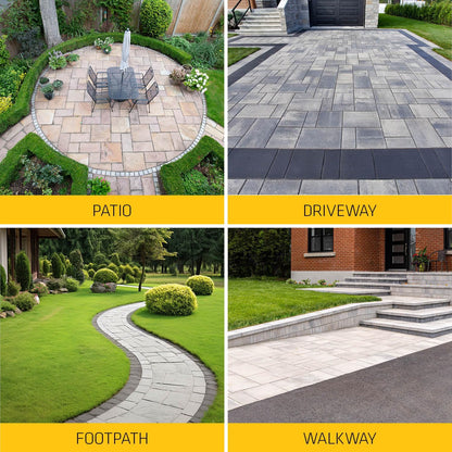 Sika FastFix All Weather Self-Setting Paving Jointing Compound | Ready to Use 15kg | CHARCOAL