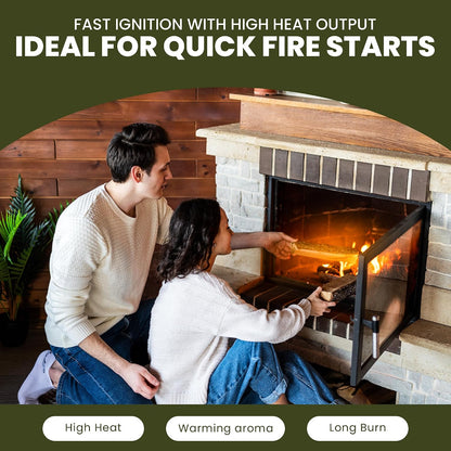 Firewood | Hardwood Kiln Fire Wood | Heat Logs for fire pit and stoves | 40L Bag