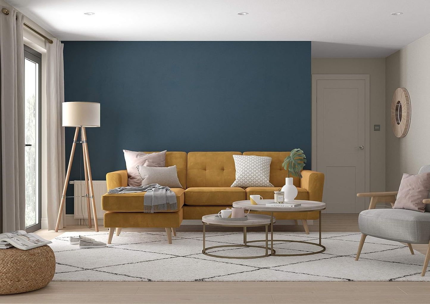 Dulux Simply Refresh Feature Wall Matt Emulsion Paint | Ink Well | 1.25 L