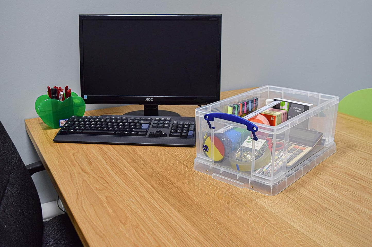 Really Useful Clear Plastic Storage Box 9 Litre