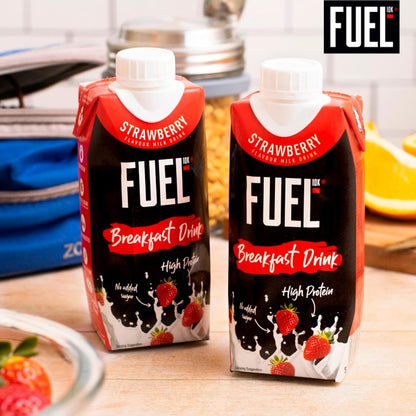 Fuel 10K Strawberry High Protein Breakfast Drink 8x330ml