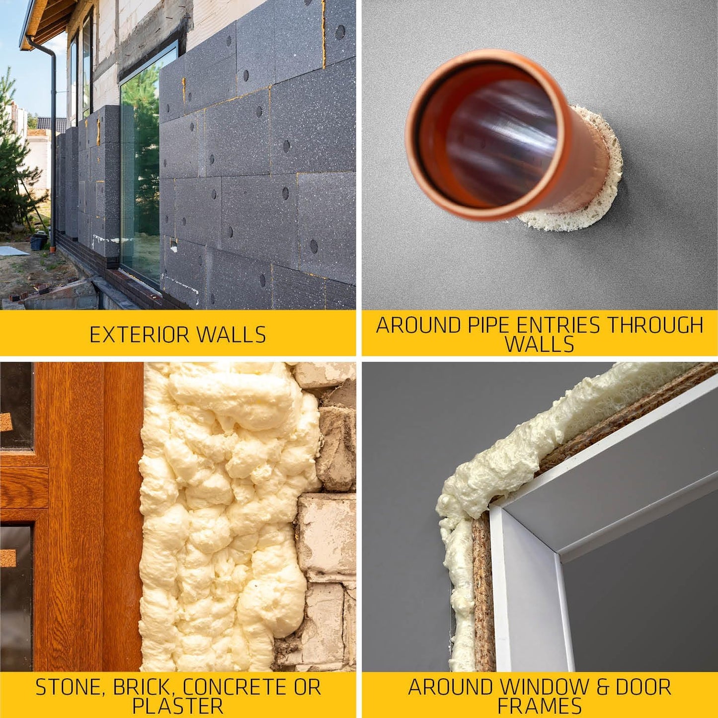 Everbuild Fix & Fill Quick Setting | Expansion Foam in a Aersol | Hole and gap Filling Foam | 10 x 750ml (Copy)