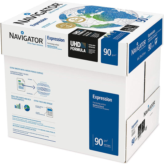 Navigator Expression A4 Paper 90gsm NAVA490 - UK BUSINESS SUPPLIES