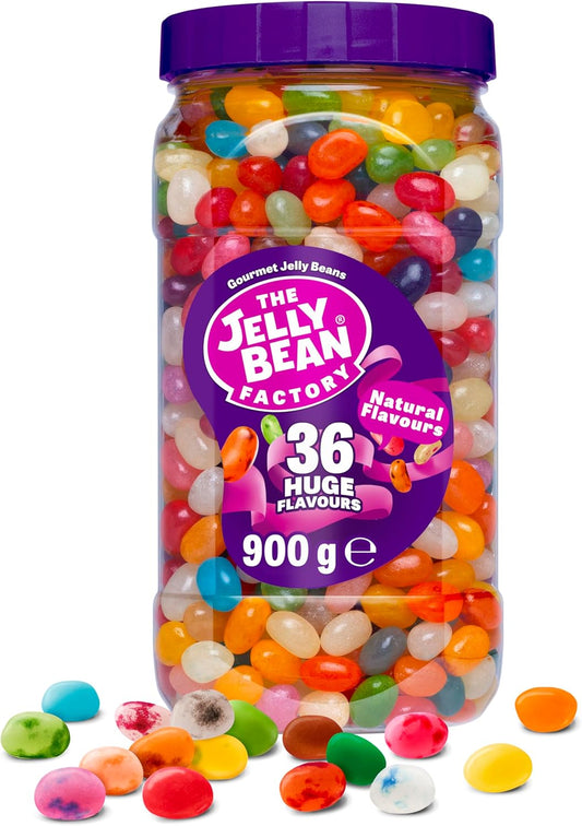 The Jelly Bean Factory, Jelly Beans | Mixed 36 Flavours | 1 x 900g Jar
